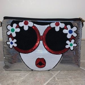 SEQUINED CLUTCH/Shoulder bag